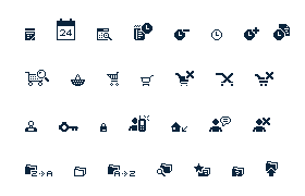  300 black practical transparent gif small icons