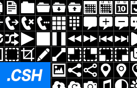  306 utility icon PS shape, csh format