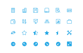  360 simple small icons in PNG format