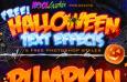  5 Halloween text effects PS layer styles