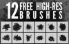  12 HD Speckle PS Brushes