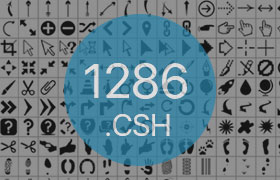  1286 commonly used ps shape collections, highly recommended!
